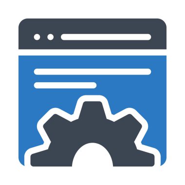 tarayıcı ayarı glif renk simgesi