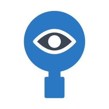 Görünüm glif renk simgesi