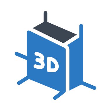 3D glif renk simgesi