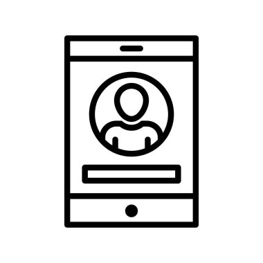 oturum açma ince çizgi simgesi