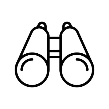 Dürbün ince çizgi simgesi