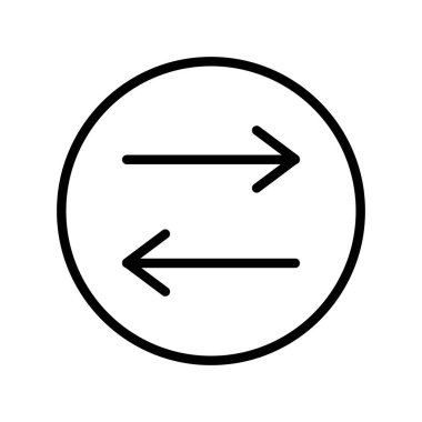 Yön ince çizgi simgesi