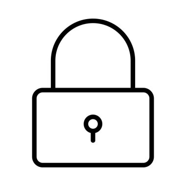 ince çizgi simgesini kilitle