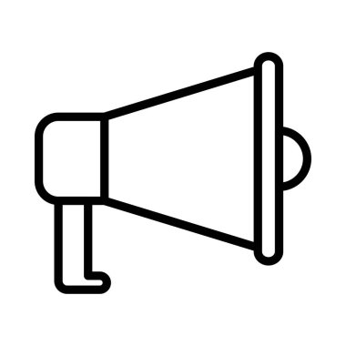 hoparlör ince çizgi simgesi