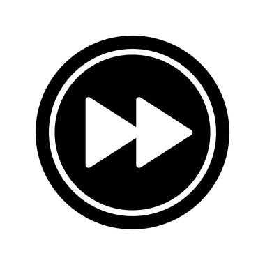 sonraki glifleri düz simgesi