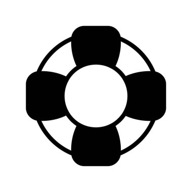 yaşam tüp Glifler düz simge