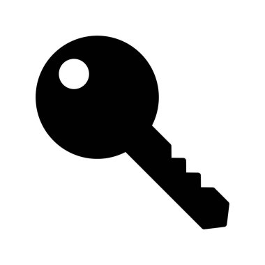 anahtar glifleri düz simgesi