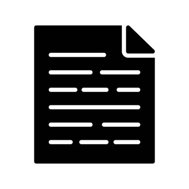 dosya glifleri düz simgesi