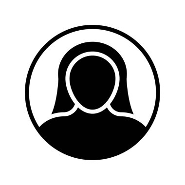 Kullanıcı glifleri düz simgesi