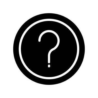 SSS glifleri düz simgesi