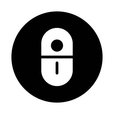 düğme glifleri düz simgesi