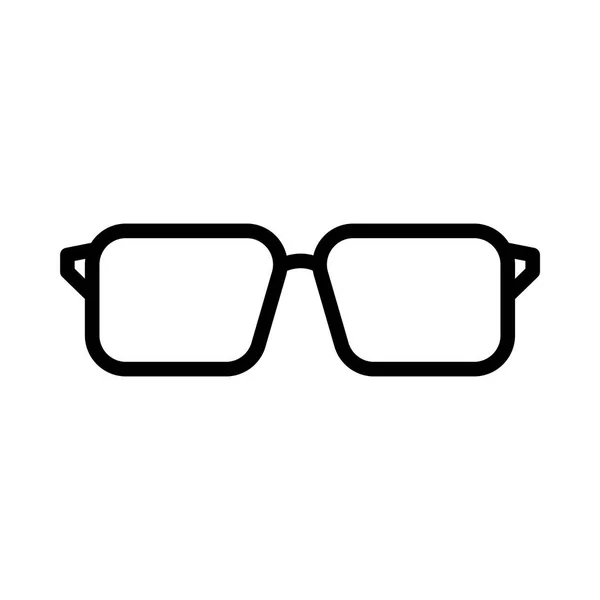 Gafas Línea Delgada Icono — Vector de stock