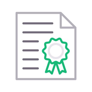 derece ince renk çizgisi simgesi