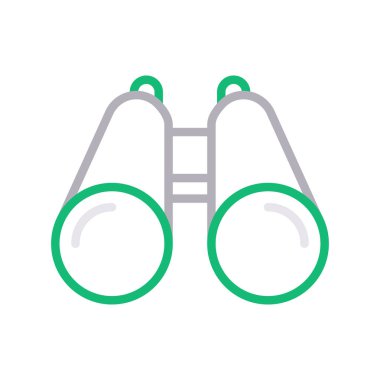 Dürbün ince renkli çizgi simgesi