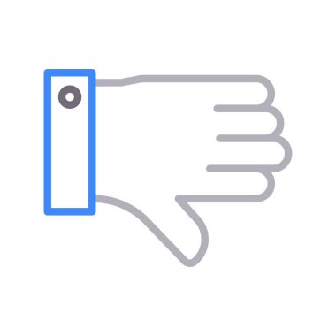 ince renk çizgisi simgesi sevmemek