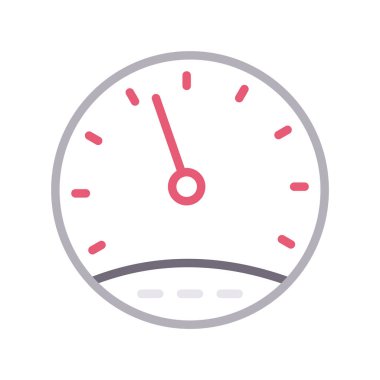 Speedmeter ince renk çizgisi simgesi