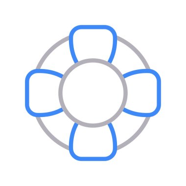 yaşam tüp ince renk çizgi simgesi