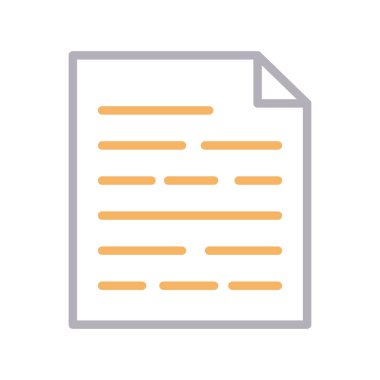 belge ince renk çizgisi simgesi