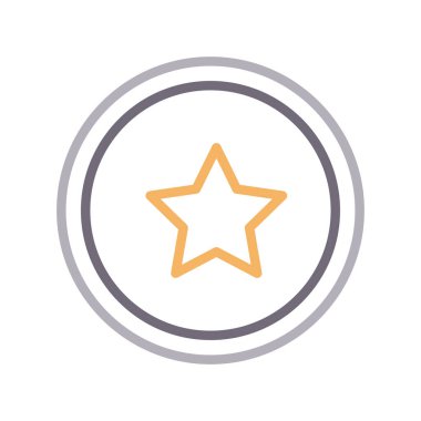 kaliteli ince renk çizgisi simgesi