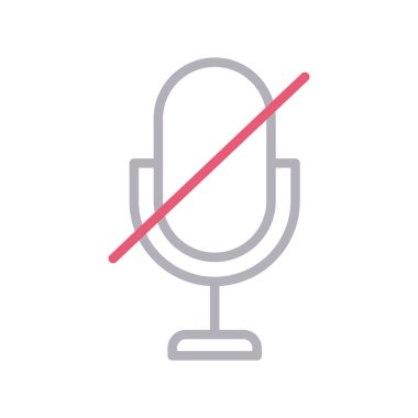 hiçbir hacim ince renk çizgisi simgesi