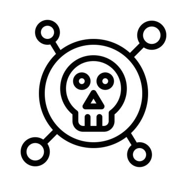 Scull ince çizgi simgesi