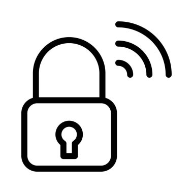 Kablosuz ince çizgi simgesini kilitle