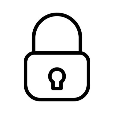 ince çizgi simgesini kilitle