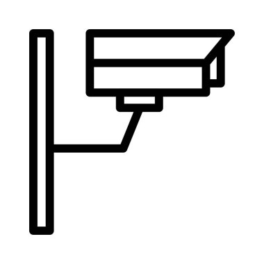 CCTV ince çizgi simgesi