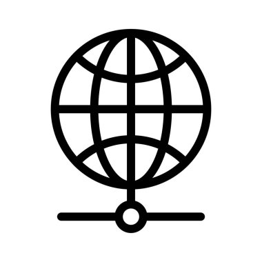 Genel paylaşım glifleri düz simgesi