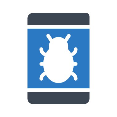 Mobil kötü amaçlı yazılım Glifler renk simgesi