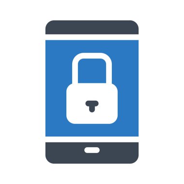 Mobil kilit Glifler renk simgesi