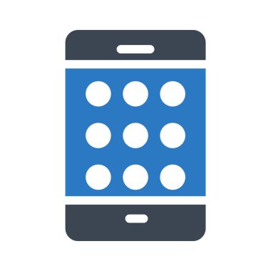 Mobil desen Glifler renk simgesi