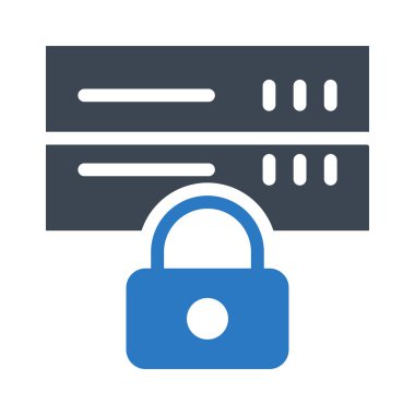 güvenli sunucu glifleri renk simgesi