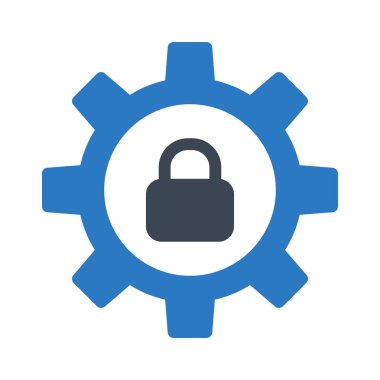 güvenli ayar Glifler renk simgesi