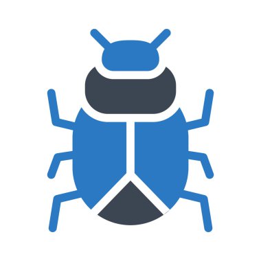 kötü amaçlı yazılım glifleri renk simgesi