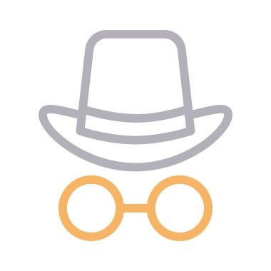 casus ince çizgi renk simge vektör