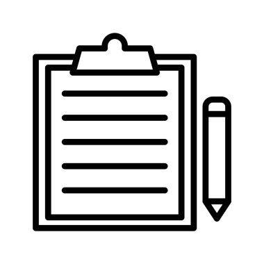 Proje ince çizgi vektör simgesi Düzenle