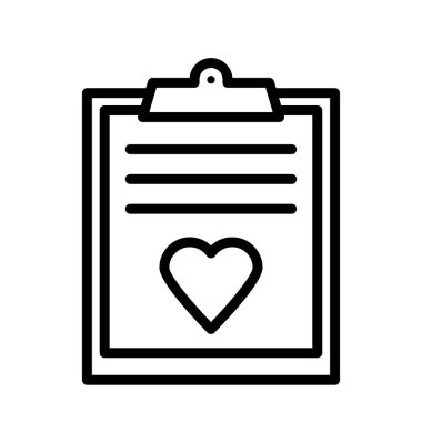 favori proje ince çizgi vektör simgesi