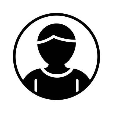 hesap glyph düz vektör simgesi