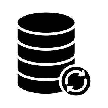 veritabanı gph düz vektör simgesini yenileme