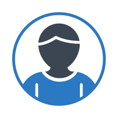 Hesap glif renk vektör simgesi 