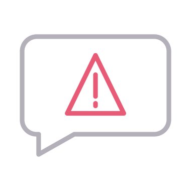 hata klasörü renk ince çizgi vektör simgesi 