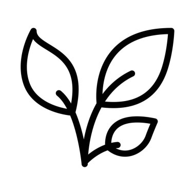 Eko ince çizgi vektör simgesi