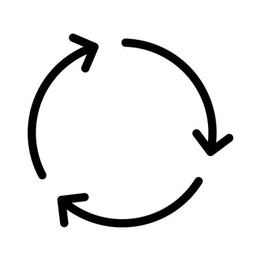 ince çizgi vektör simgesini geri yükleme