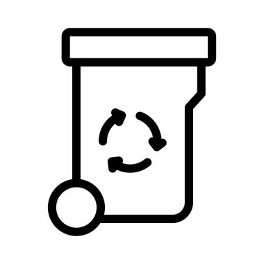 sepet ince çizgi vektör simgesini geri yükleme