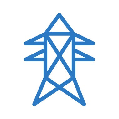 kule glyph renk vektör simgesi