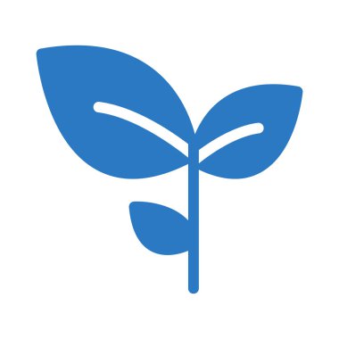 yaprak glyph renk vektör simgesi