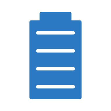 pil glyph renk vektör simgesi