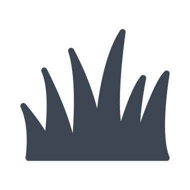 bitki glyph düz vektör simgesi