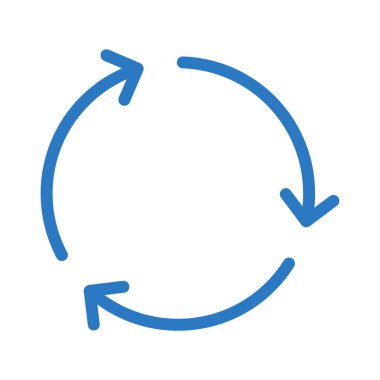 glyph renk vektör simgesini geri yükleme